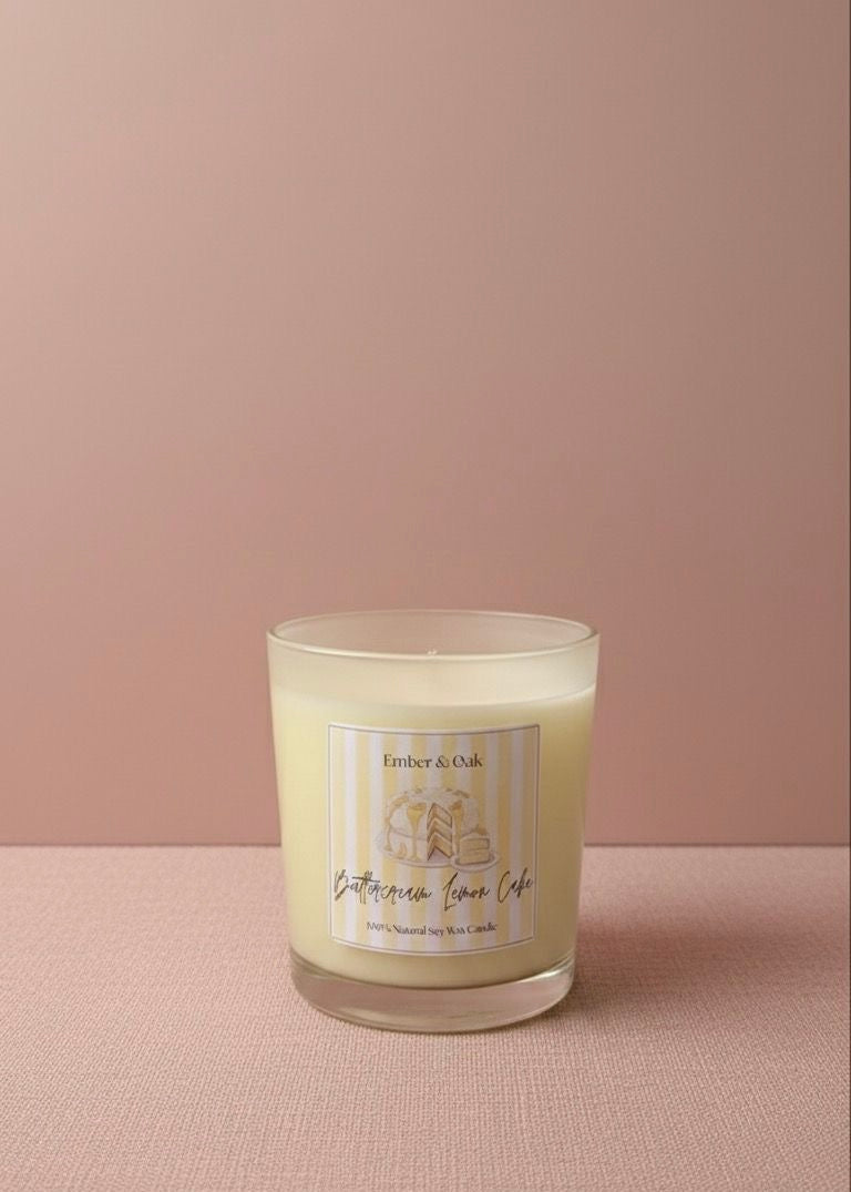 Buttercream Lemon Cake Candle