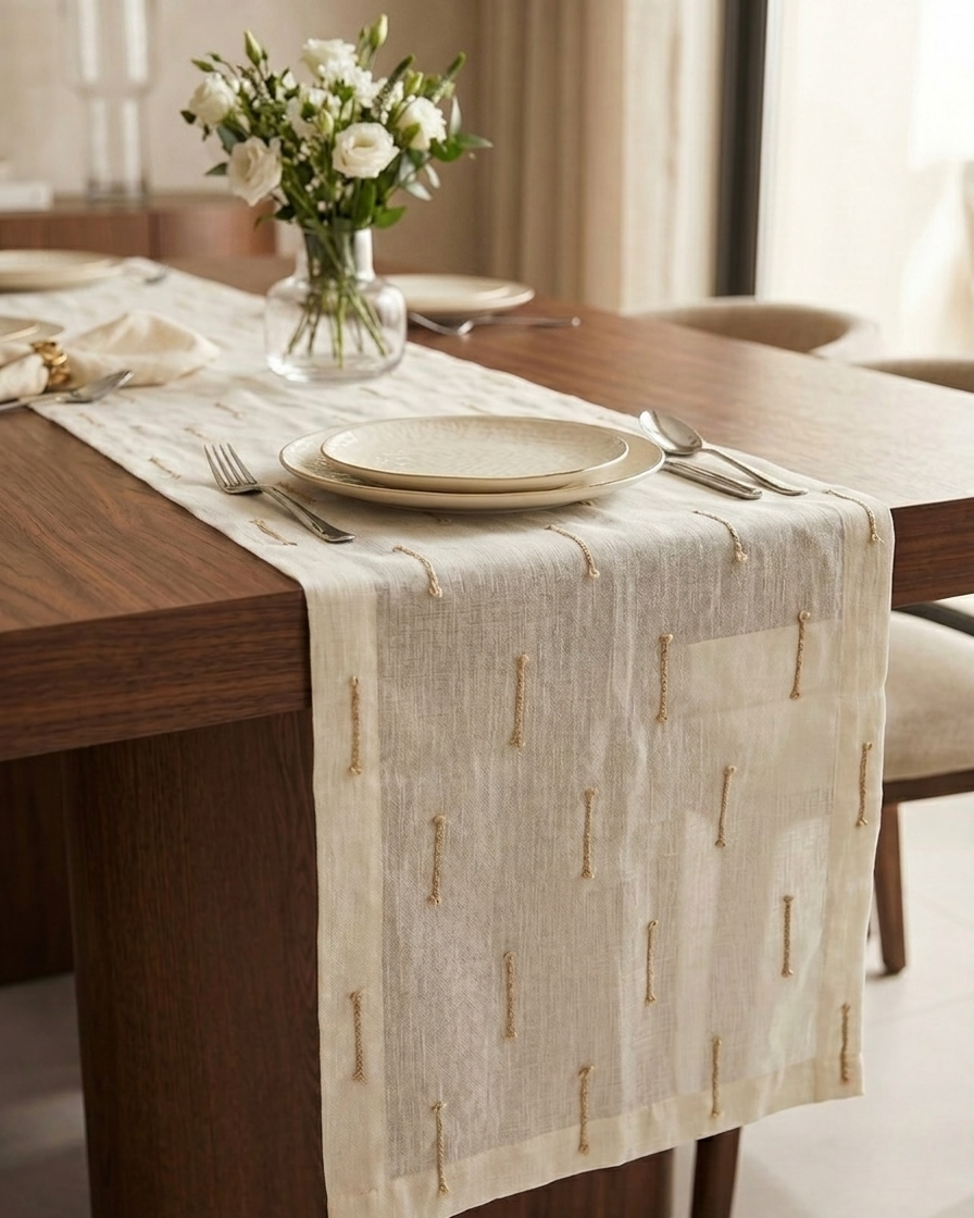 Oat Stitch Table Runner